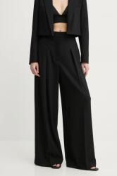A. L. C A. L. C. gyapjú nadrág Ryder fekete, magas derekú széles, 2PANT01086 - fekete 36