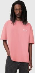 AllSaints pamut póló UNDERGROUND - rózsaszín L - answear - 29 990 Ft