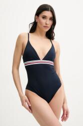 Tommy Hilfiger egyrészes fürdőruha sötétkék, enyhén merevített kosaras, UW0UW05847 - sötétkék S