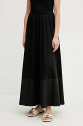 MM szoknya fekete, maxi, harang alakú, 2516771028600 - fekete XL