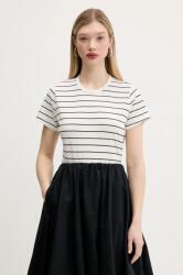 Abercrombie & Fitch pamut póló női, fehér, KI139-5231 - fehér M