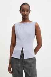 Abercrombie & Fitch top KI139-5175 - kék XL