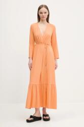 HUGO BOSS ruha narancssárga, maxi, harang alakú, 50536419 - narancssárga 42