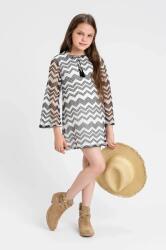 Twinset gyerek ruha fekete, mini, egyenes, 251GJ2550 - fekete 140