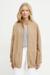 MM Max Mara Leisure rövid kabát bézs, átmeneti, oversize, 2516911018600 - bézs L