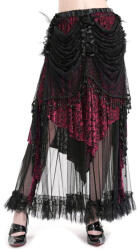 Devil Fashion Fustă femei DEVIL FASHION - Black and Red Gorgeous Gothic - ESKT051