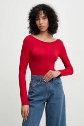 ANSWEAR body piros, női, sima - piros S