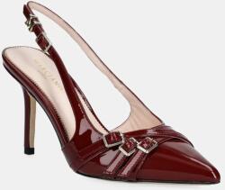 Guess bőr tűsarkú SLING BACK BUCKLE S piros, 5GGZ31 7231A - piros Női 36