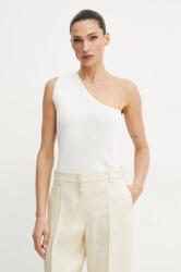 MM Max Mara Leisure felső fehér, női, sima, 2516361028600 - fehér S