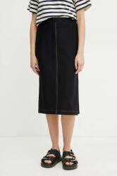 MM Max Mara Leisure szoknya sötétkék, midi, ceruza fazonú, 2516771017600 - sötétkék S