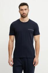 Emporio Armani Underwear póló otthoni viseletre 2 db sötétkék, férfi, nyomott mintás, EM000391 AF10779 - sötétkék M