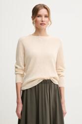 Max Mara vászon pulóver könnyű, női, bézs, 2515361052600 - bézs M