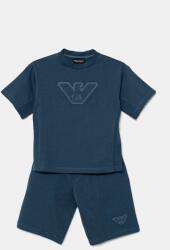 Emporio Armani gyerek pamut melegítő szett EB000143 AF13304 - kék 118