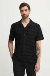BALR BALR. pamut ing férfi, fekete, regular, B1132.1014 - fekete XXL