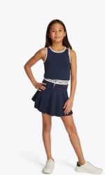 Tommy Hilfiger gyerek szoknya sötétkék, mini, harang alakú, KG0KG08428 - sötétkék 128