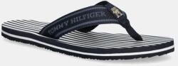 Tommy Hilfiger flip-flop TH STRIPES BEACH SANDAL sötétkék, női, lapos talpú, FW0FW08528 - sötétkék Női 40