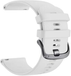 Ricardo curea de silicon 20mm (pentru Garmin Venu, Venu Sq, Venu 2 plus, etc. ), alb, eliberare rapidă, lungime extinsă
