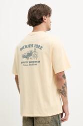 Dickies pamut póló sárga, férfi, nyomott mintás, DK0A4Z96K531 - sárga M