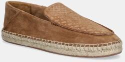 BOSS espadrilles velúrból Madeira barna, 50541781 - barna Férfi 41