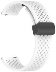 Ricardo Curea din silicon Ricardo 22mm (pentru Xiaomi), alb V2, eliberare rapidă
