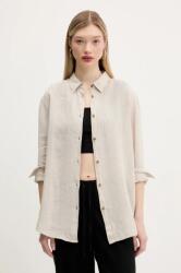 Superdry len ing galléros, bézs, relaxed, W4010463A-2PQ - bézs S