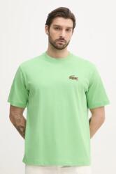 Lacoste t-shirt zöld, férfi, sima, TH2745 - zöld XXS