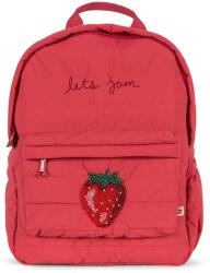 Konges Sløjd hátizsák JUNO SPARKLE BACKPACK piros, nagy, nyomott mintás, KS102894 - piros Univerzális méret