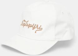 Napapijri pamut baseball sapka F-Soir fehér, nyomott mintás, NP0A4IET2061 - fehér Univerzális méret