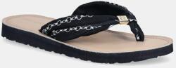 Tommy Hilfiger flip-flop TH CHAIN PRINT ELEVATED SANDAL sötétkék, női, lapos talpú, FW0FW08519 - sötétkék Női 41