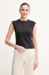 Calvin Klein pamut top fekete, K20K208422 - fekete S