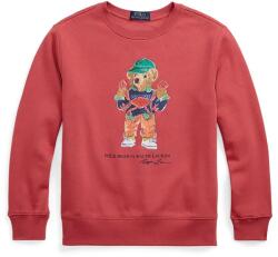 Ralph Lauren gyerek felső piros, nyomott mintás, 323973123001 - piros 140-149