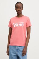Vans pamut póló női, narancssárga, VN0A3UP4D6Z1 - narancssárga M