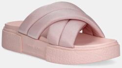 Tommy Jeans papucs FLATFORM SANDAL rózsaszín, női, platformos, EN0EN02775 - rózsaszín Női 40