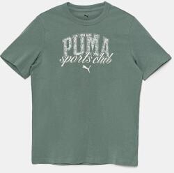 PUMA gyerek pamut póló CLASS Graphic Tee zöld, nyomott mintás, 685814 - zöld 128