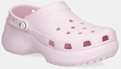 Crocs papucs Classic Platform Pearl Clog rózsaszín, női, platformos, 211231-6ZW - rózsaszín Női 36/37