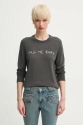 Zadig&Voltaire kasmír pulóver könnyű, női, szürke, KWSW02705 - szürke L
