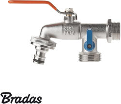 Bradas GKK0534 karos kerti csap 3/4" - dupla KM - 1 (GKK0534)