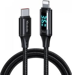 Mcdodo USB 2.0 Type C Lightning Töltő/adat Fekete 1.2m 6921002610308 (6921002610308)