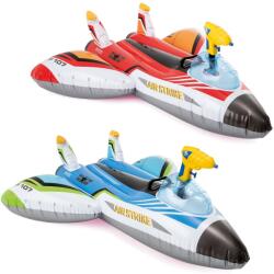Intex Felfújható repülőgép ágyúval intex 57536 piros (57536-01)