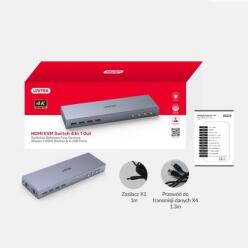 Unitek KVM Switch 4K HDMI 2.0 4-in 1-out +USB (V306A)