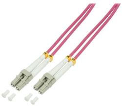 LogiLink optikai kábel OM4 LC-LC 5.0m lila (FP4LC05)