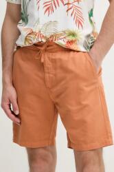 Pepe Jeans vászon rövidnadrág RELAXED LINEN SMART SHORTS narancssárga, PM801093 - narancssárga 34
