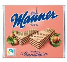 Manner Töltött ostya MANNER mogyorós 75 g (C06669) - irodaszer