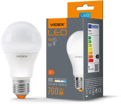 Videx LED izzó E27 A60 8W = 57W 760lm 4000K Semleges 240° Videx (VIDLED0020)