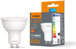 Videx LED izzó GU10 Spotlámpa 7W = 47W 600lm 4000K Semleges 120° Videx (VIDLED0330)
