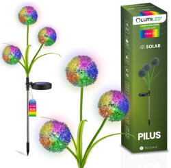 Lumileds Napelemes kerti lámpa LED PILUS RGB Betét Dekoratív Virág Fokhagyma LUMILED (LUMSOL1185)