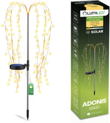 Lumileds Napelemes kerti lámpa LED ADONIS 3000K hajtott dekoratív fa LUMILED (LUMSOL1200)