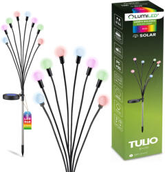 Lumileds Napelemes kerti lámpa LED TULIO Ragasztható dekoratív pitypanggolyók RGB LUMILED (LUMSOL1152)