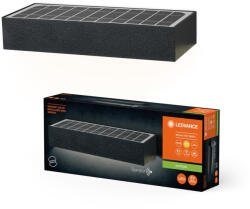 OSRAM Kerti lámpa kültéri LED homlokzati fali lámpa 6W 850lm 3000K IP65 szürke mozgás és szürkület érzékelővel Endura Ledvance (4099854219931)