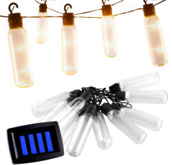 Gardenline Solar Garden Garland 10x LED fénylánc dekoratív golyók 3, 8 m meleg (CHOMSOL0034)